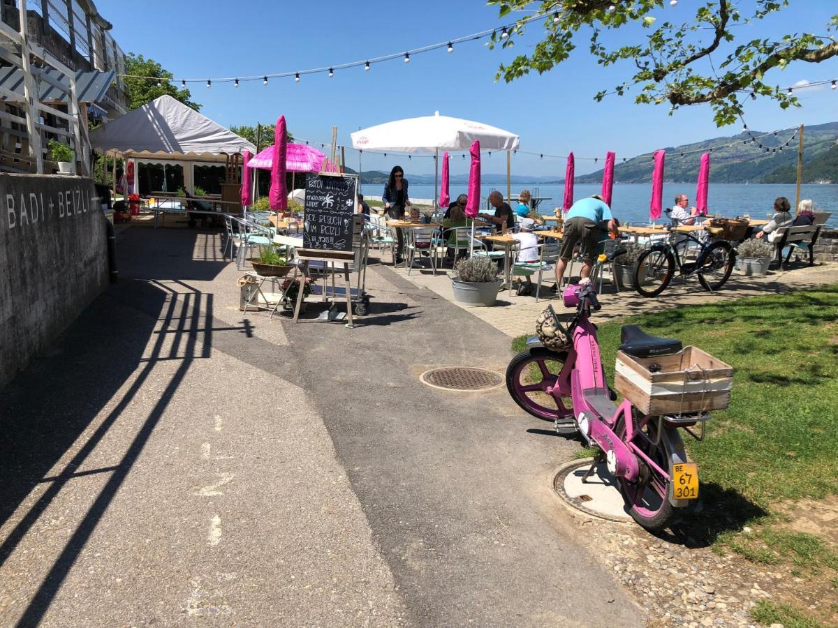 리시겐 Privatzimmer Am Thunersee 아파트 외부 사진